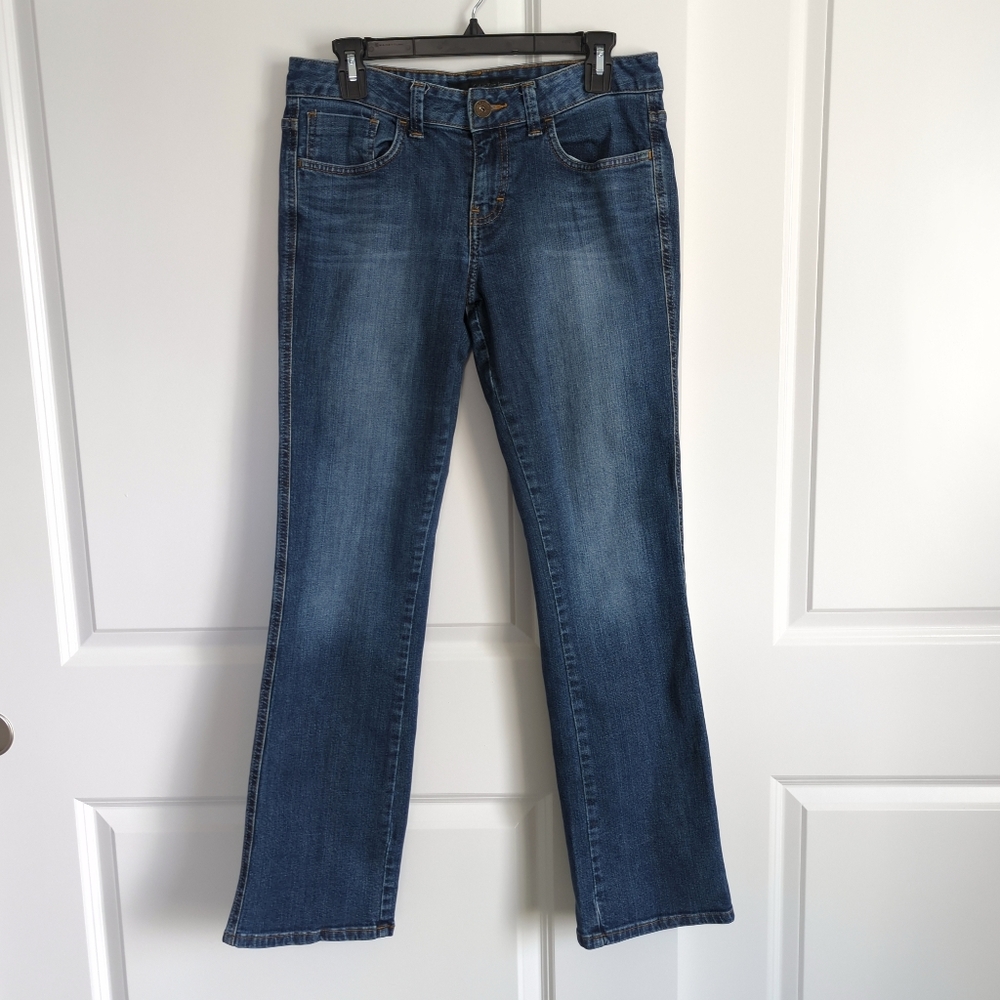 Calvin Klein Jeans - Lean Boot Cut Women's 29/8, Flap Pockets Blue Denim…